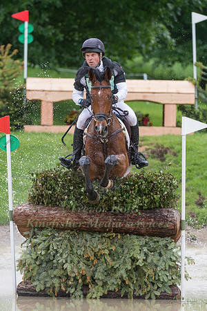 JAMIE ATKINSON (GBR) AND CELTIC FORTUNE TAKING PART IN THE CROSS COUNTRY PHASE OF THE  CIC THREE STAR COMPETITION AT THE 2017 EQUI-TREK BRAMHAM INTERNATIONAL HORSE TRIALS