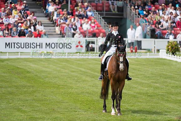 Hanne Wind Ramsgaard of Denmark riding Vestervangs Arami