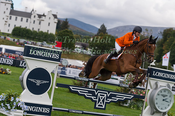 Theo Van De Vendel of the Netherlands riding Zindane
