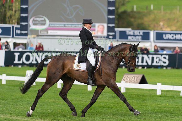 Karin Donckers of Belgium riding Fletcha Van’t Verahof