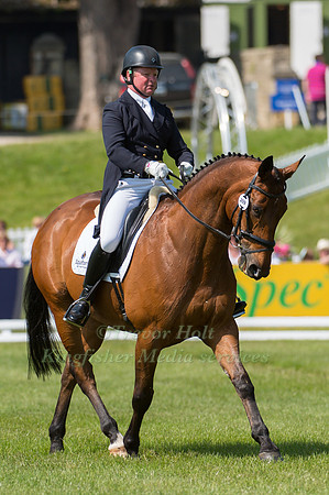 Marcus Reid (GBR) riding Clouded Leopard