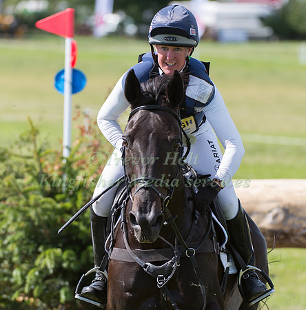 Nicola Wilson (GBR) riding Annie Clover