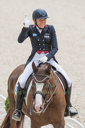 Ingrid Klimke (GER) and Geraldine 189  taking part in the Prize of VUV - Vereinigte Unternehmerverbände Aachen Prix St. Georges CDI4*