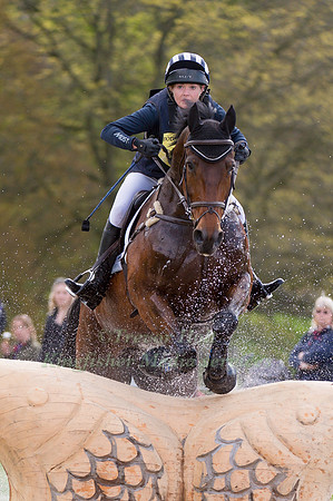 JULIA NORMAN (GBR) RIDING  CARRYON BOBBY BOY COMPETING IN THE CROSS COUNTRY PHASE OF THE  CIC THREE STAR COMPETITION AT THE  2017 DODSON AND HORRELL CHATSWORTH INTERNATIONAL HORSE TRIAL.