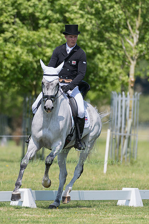 WILL FURLONG (GBR) RIDING COLLIEN P 2 IN THE DRESSAGE PHASE OF THE CICO THREE STAR AT THE 2017 HOUGHTON INTERNATIONAL HORSE TRIALS