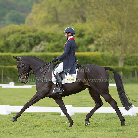 NICOLA WILSON (GBR) RIDING  ANNIE CLOVER COMPETING IN THE  DRESSAGE PHASE OF THE  CIC THREE STAR COMPETITION AT THE  2017 DODSON AND HORRELL  CHATSWORTH INTERNATIONAL HORSE TRIAL.