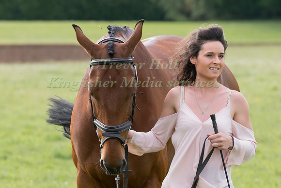 DAISY CHARLIER (GBR) AND ARCOS AT THE HORSE  INSPECTION