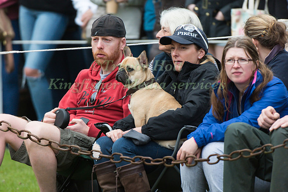 Spectators at the Trot Up