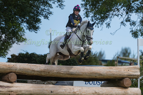 LILY BLUNT (GBR) AND BLUE BOY II