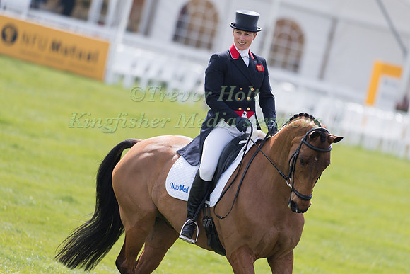 Zara Tindall of Great Britain  riding High Kingdom