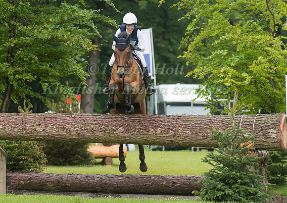 WILLA NEWTON (GBR) AND CHANCE REMARK TAKING PART IN THE CROSS COUNTRY PHASE OF THE  CCI THREE STAR COMPETITION AT THE 2017 EQUI-TREK BRAMHAM INTERNATIONAL HORSE TRIALS