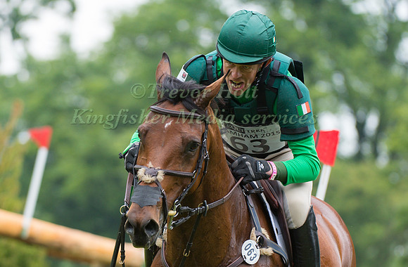 Jonty Evans (IRL) riding Double Dutch V