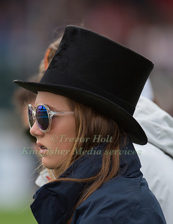 Spectator at dressage