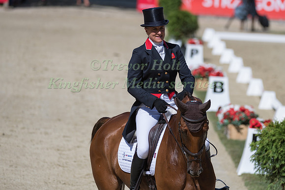 KRISTINA COOK (GBR) AND BILLY THE RED