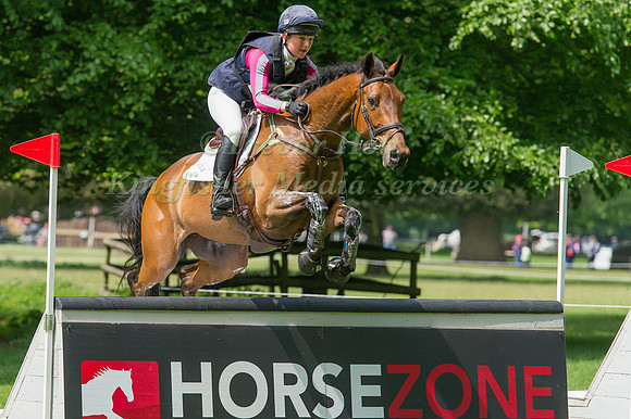 Emily  Parker (GBR) riding  Cooley Zest