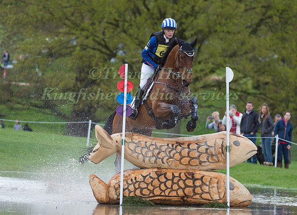 EMMA SILMAN (GBR) RIDING  SILLOGUE CAILIOCHT COMPETING IN THE CROSS COUNTRY PHASE OF THE  CIC THREE STAR COMPETITION AT THE  2017 DODSON AND HORRELL CHATSWORTH INTERNATIONAL HORSE TRIAL.