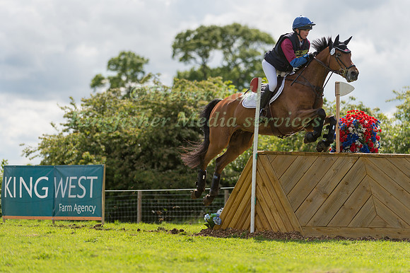 HANNAH BATE (GBR) RIDING DON QUIDAM COMPETING IN THE CROSS COUNTRY PHASE OF THE  CIC TWO STAR COMPETITION AT THE  2017 ROCKINGHAM CASTLE INTERNATIONAL HORSE TRIAL.