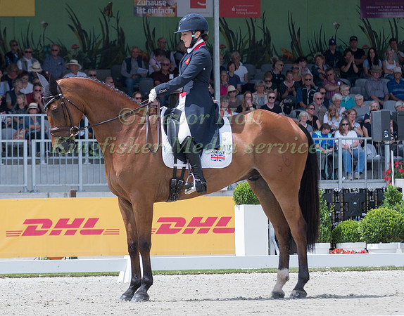 LAURA COLLETT (GBR) AND MR. BASS