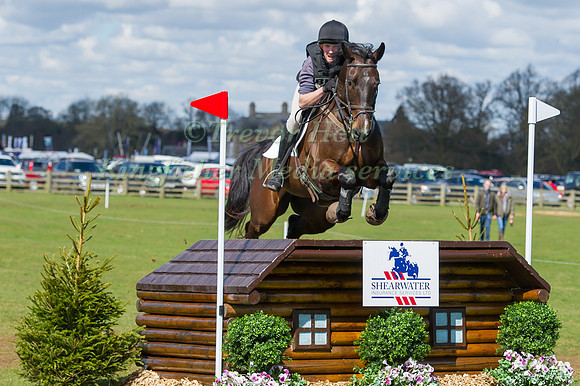 Tom Rowland  riding The Carnival Cavalier