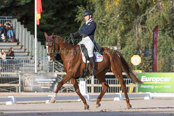 CHARLOTTE EAST (GBR) AND KING ALBERT