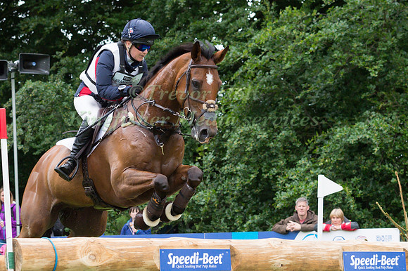 LAURA COLLETT (GBR) AND MR BASS TAKING PART IN THE CROSS COUNTRY PHASE OF THE  CCI THREE STAR COMPETITION AT THE 2017 EQUI-TREK BRAMHAM INTERNATIONAL HORSE TRIALS