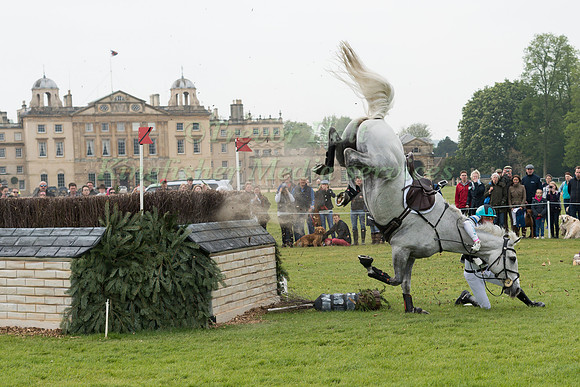 Andrew Hoy (AUS) riding The Blue Frontier in the Cross Country phase of the 2017 Mitsubishi Motors  Badminton Horse Trials