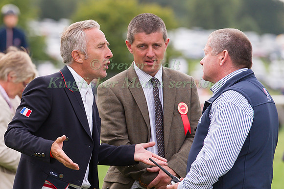 RODOLPHE  SCHERER (FRA) PROTESTS TO OFFICIALS AT HIS ELIMINATION FROM THE DRESSAGE PHASE OF THE  2016 LAND ROVER BURGHLEY HORSE TRIALS ESSAGE