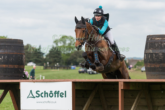 HOLLY BRADSHAW  RIDING STELLOR RHODES COMPETING IN THE CROSS COUNTRY PHASE OF THE ADVANCED  INTERMEDIATE  CLASS AT THE  2017 ROCKINGHAM CASTLE INTERNATIONAL HORSE TRIAL.