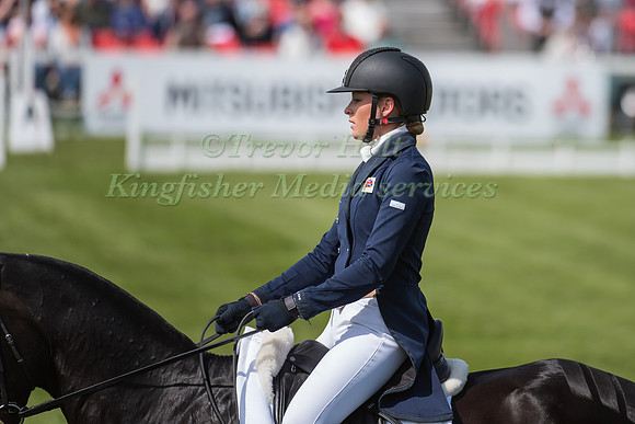 Emily King of Great Britain  riding Brookleigh