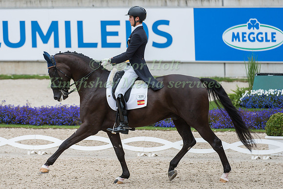 Juan Matute Guimon (ESP) and Dhannie Ymas - taking part in the Prize of VUV - Vereinigte Unternehmerverbände Aachen Prix St. Georges CDI4*