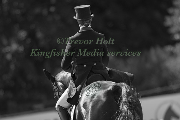Nicola Wilson and Opposition Buzz in the Dressage Arena