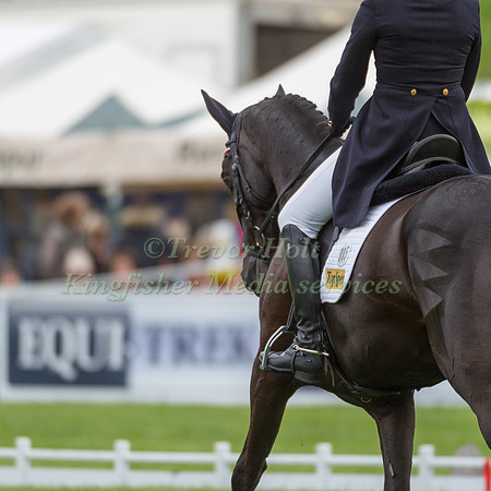 NICOLA WILSON (GBR) RIDING  BULANA COMPETING IN THE DRESSAGE PHASE OF THE  CIC THREE STAR EVENT RIDERS MASTERS  COMPETITION AT THE  2017 DODSON AND HORRELL  CHATSWORTH INTERNATIONAL HORSE TRIAL.