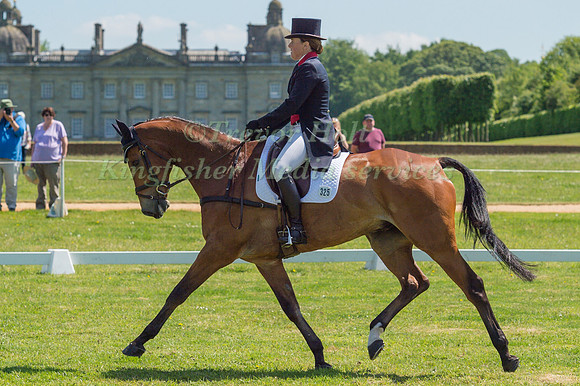 PIPPA FUNNELL (GBR) RIDING MAJAS HOPE IN THE DRESSAGE PHASE OF THE CICO THREE STAR AT THE 2017 HOUGHTON INTERNATIONAL HORSE TRIALS