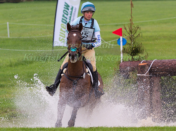 IZZY TAYLOR (GBR) AND FROG ROCK TAKING PART IN THE CROSS COUNTRY PHASE OF THE  CCI THREE STAR COMPETITION AT THE 2017 EQUI-TREK BRAMHAM INTERNATIONAL HORSE TRIALS