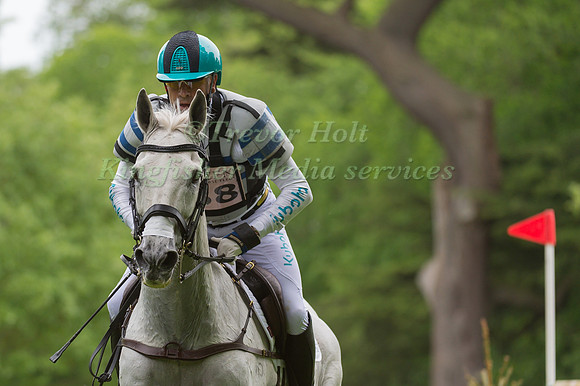 ANDREW HOY (AUS) RIDING ALGEBRA II TAKING PART IN THE CROSS COUNTRY PHASE OF THE CICO THREE STAR AT THE 2017 HOUGHTON INTERNATIONAL HORSE TRIALS