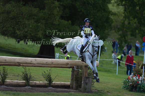 PIPPA FUNNELL (GBR) RIDING  BILLY THE BIZ COMPETING IN THE CROSS COUNTRY PHASE OF THE  CIC THREE STAR COMPETITION AT THE  2017 DODSON AND HORRELL CHATSWORTH INTERNATIONAL HORSE TRIAL.