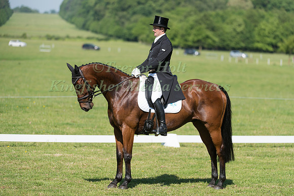 TIM RUSBRIDGE (NZL) RIDING ONEFORTHENOTEBOOK IN THE DRESSAGE PHASE OF THE CICO THREE STAR AT THE 2017 HOUGHTON INTERNATIONAL HORSE TRIALS