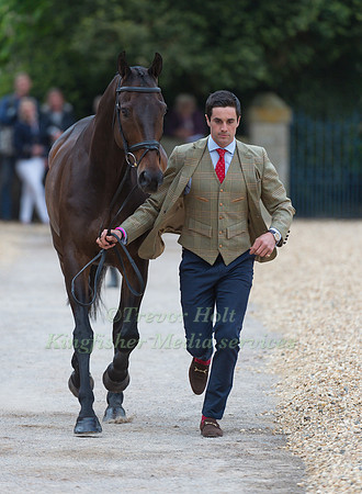 Ben Way (GBR) and Galley Light at the first Horse Inspection of the 2017 Mitsubishi Motors Badminton Horse Trials