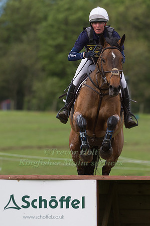 FLORA HARRIS (GBR) RIDING MOYLAW BADGER COMPETING IN THE CROSS COUNTRY PHASE OF THE  CIC TWO STAR COMPETITION AT THE  2017 ROCKINGHAM CASTLE INTERNATIONAL HORSE TRIAL.