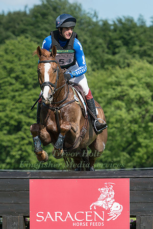 BEN WAY (GBR) RIDING CROISIERE  IN THE CROSS COUNTRY PHASE OF THE CCI TWO STAR AT THE 2017 HOUGHTON INTERNATIONAL HORSE TRIALS