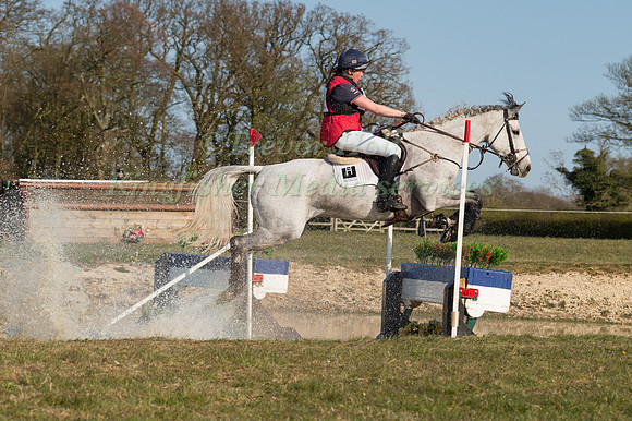 KATIE BLELOCH RIDING CAVALIER MICKY FINN