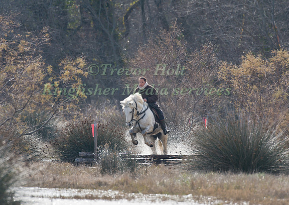 A Guardian competing Cross Country Camargue Style