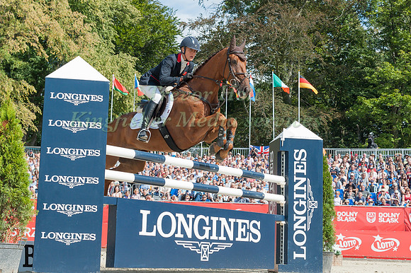 KRISTINA COOK (GBR) AND BILLY THE RED