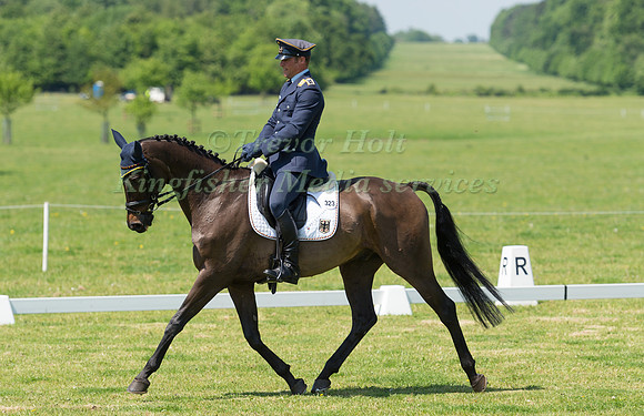 ANDREAS OSTHOLT (GER) RIDING SO IS ET IN THE DRESSAGE PHASE OF THE CICO THREE STAR AT THE 2017 HOUGHTON INTERNATIONAL HORSE TRIALS