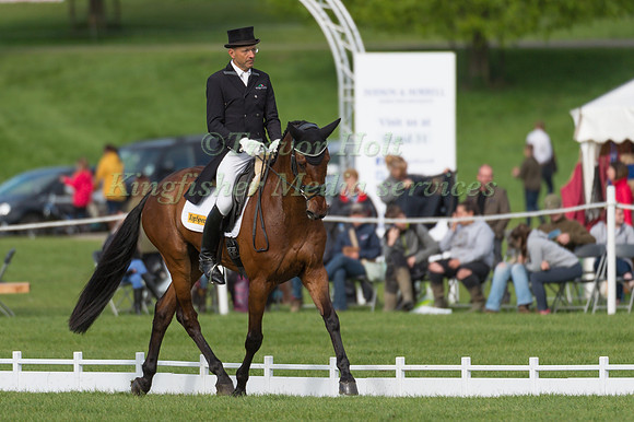BILL  LEVETT (AUS) RIDING  SHANNONDALE TITAN COMPETING IN THE  DRESSAGE PHASE OF THE  CIC THREE STAR EVENT RIDERS MASTERS  COMPETITION AT THE  2017 DODSON AND HORRELL  CHATSWORTH INTERNATIONAL HORSE T