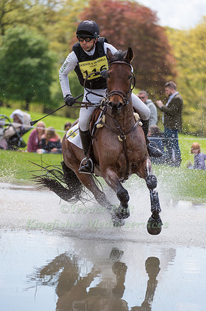 BILL  LEVETT (AUS) RIDING  ATHLEET V COMPETING IN THE CROSS COUNTRY PHASE OF THE  CIC THREE STAR COMPETITION AT THE  2017 DODSON AND HORRELL CHATSWORTH INTERNATIONAL HORSE TRIAL.