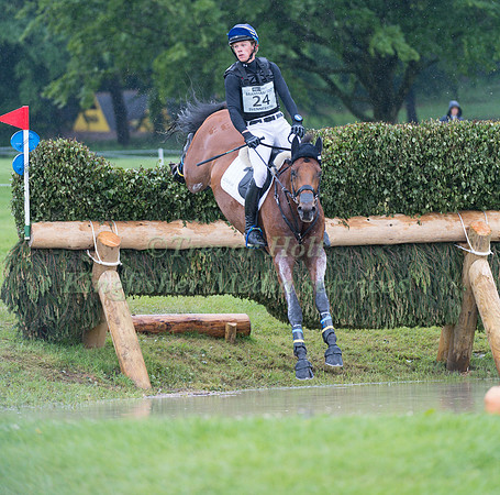 LUDWIG  SVENNERSTAL (SWE) AND STINGER TAKING PART IN THE CROSS COUNTRY PHASE OF THE  CCI THREE STAR COMPETITION AT THE 2017 EQUI-TREK BRAMHAM INTERNATIONAL HORSE TRIALS