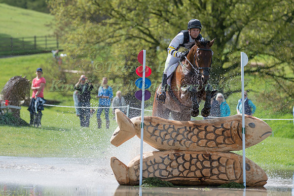 SAM  GRIFFITHS (AUS) RIDING  BEAUREPAIRE NEMO COMPETING IN THE CROSS COUNTRY PHASE OF THE  CIC THREE STAR COMPETITION AT THE  2017 DODSON AND HORRELL CHATSWORTH INTERNATIONAL HORSE TRIAL.