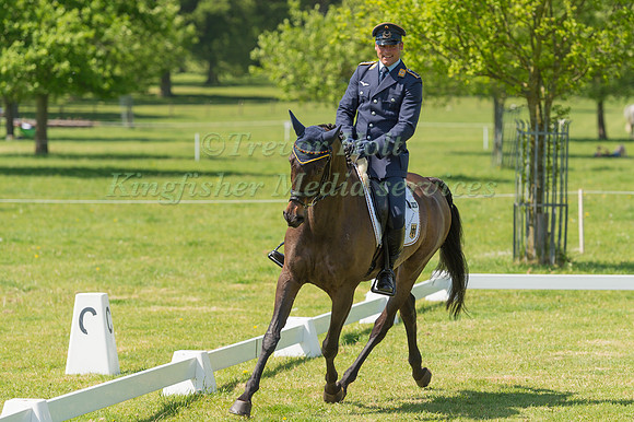 ANDREAS OSTHOLT (GER) RIDING SO IS ET) RIDING SO IS ET IN THE DRESSAGE PHASE OF THE CICO THREE STAR AT THE 2017 HOUGHTON INTERNATIONAL HORSE TRIALS