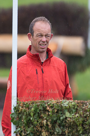 Jonty Evans Walking the Course